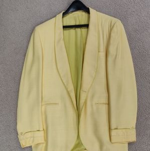 Yellow After Six Vintage Dinner Jacket Size 40R